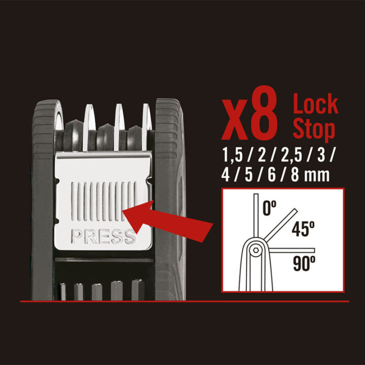Juego 8 llaves Allen RATIO 6179
