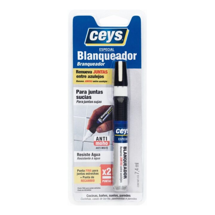 Rotulador Blanco Blanqueador de Juntas Ceys 7,4ML