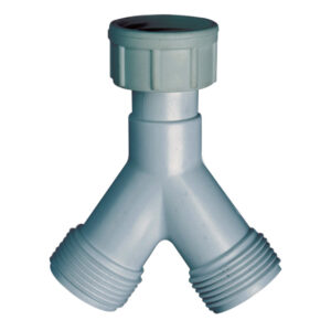 Racor doble para lavadoras/lavavajillas 3/4"