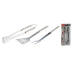 ACCESOR BBQ. INOX. (ESPUM.TENED. PINZ).