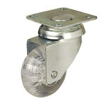 RUEDA POLIURET.TRANSP. 50 PLETINA S/F