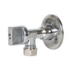 Set 2 llaves de escuadra HABITEX 1/2X3/8  con tuerca y bicono