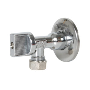 Set 2 llaves de escuadra HABITEX 1/2X3/8  con tuerca y bicono