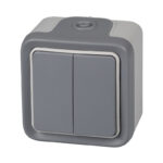 CONMUTADOR DOBLE EXTER. IP55 SERIE PLEXO
