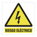 Señal informativa  Riesgo eléctrico