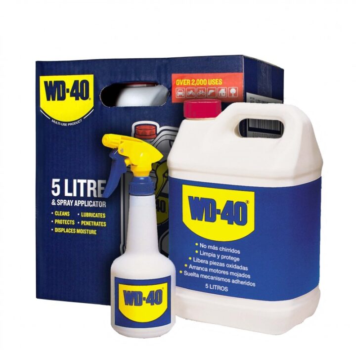 WD-40 Multiusos Garrafa Lubricante 5L + Pulverizador