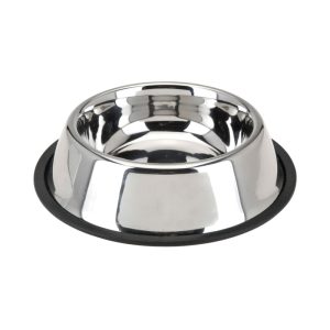 COMEDERO INOX. PERROS 34 CM