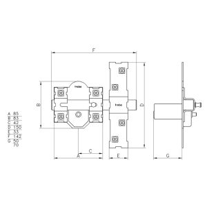 CERROJO TRABA 301 R-NIQU. BOMB. PERA
