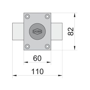 CERROJO SOBREPONER 4101