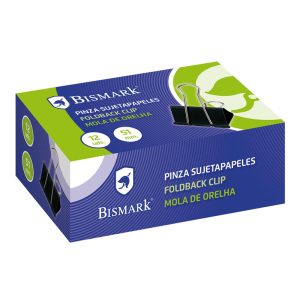 PINZAS SUJETAPAPELES 32mm. CAJA 12 UD.