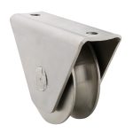 POLEA HIERRO CON CAJA. 80x20 mm.