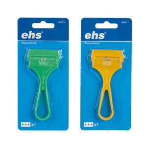 RASCAVIDRIOS PLÁSTICO CON CUCHILLA. EHS