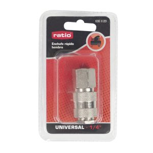 ENCHUFE RAPIDO UNIVERSAL ROSCA HEMBR 1/4