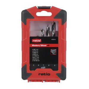 BROCAS P/MADERA JGO.8 RATIO