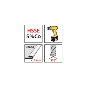 BROCAS INOX.PLUS HSSCO JGO.6  RATIO