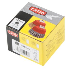 CEPILLO TAZA ALAMBRE TRENZADO 65MM