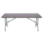 Mesa rectangular serie imitación ratán