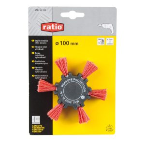 CEPILLO NYLON ROJO ASPA 100MM RATIO