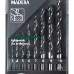 Estuche 8 brocas para madera RATIO