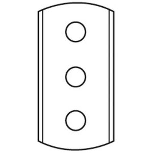 RASCADOR VITRO. 10 CUCHILLAS REC.HABITEX