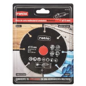 DISCO MULTIWHEEL DE CARBURO 115MM.RATIO