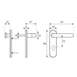 JUEGO MANILLA 704 CORTAF.POMO Y BOCALLAV