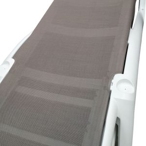 TUMBONA ACQUA 73X190X35 BLANCA/ARENA