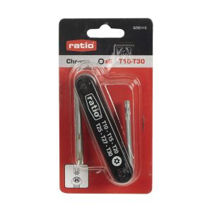 LLAVES TORX SEG.JGO.6 (T10-30)RATIO
