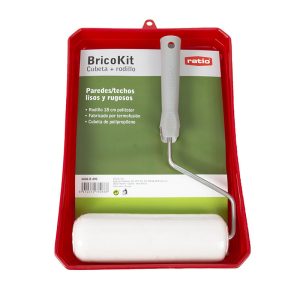 KIT PINTURA CUBETA+RODILLO MULTIUSO 18CM