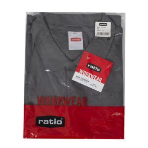 POLO MANGA CORTA RPO-1 GRIS. T/XL