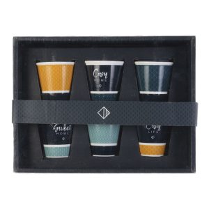 VASOS ESPRESSO. ESTUCHE 6 UNIDADES