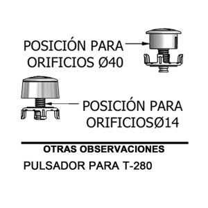 PULSADOR DOBLE RECAMBIO DESCARGA 893F10
