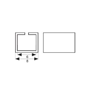 REDUCTOR PARA CUADRADILLO 8-6 MM.