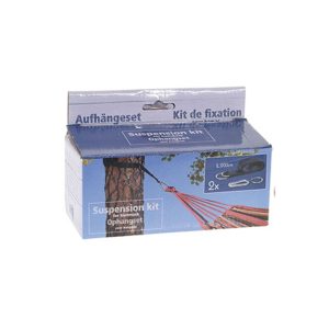 KIT FIJAC.HAMACA.CINTAS+GANCHO.MÁX120 KG