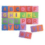 Juego de 26 baldosas abecedario puzzle EVA