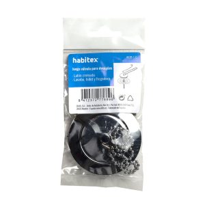Tapón bañera HABITEX conjunto embellecedor