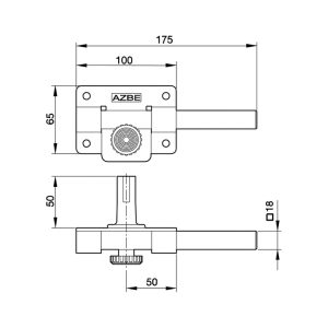 CERRADURA SOBREP.NIQ.Nº5/100 YALE