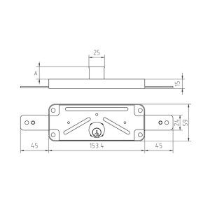 CERRADURA SOBR.ENROLL.1511-AV . MCM