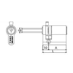 CILINDRO PARA CERRAD. 3520 TESA
