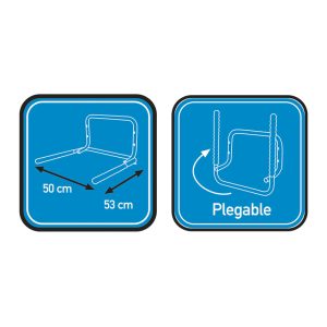 SOPORTE 2 BICICL.MOD.111.500x530 MM. EHL