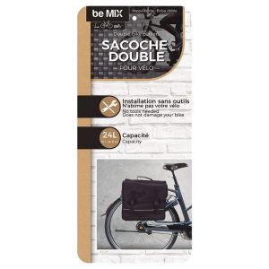 BOLSA DOBLE PARA BICICLETA 24 L