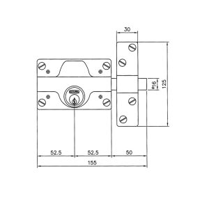 Cerrojo EZCURRA modelo 350