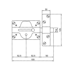 Cerrojo EZCURRA modelo 300