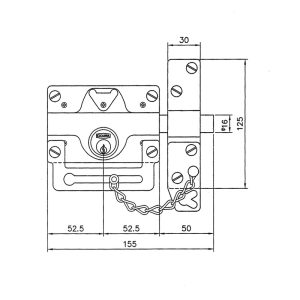 CERROJO 550 ESMALT.DOBL.CIL.+CONDEN.+3LL
