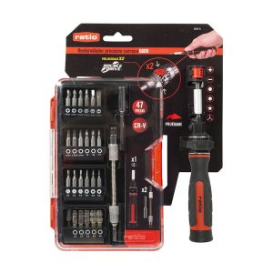 DESTORNILLADOR 47 EN 1 DOUBLE DRIVE RATI