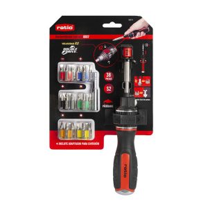 DESTORNILLADOR 38 EN 1 DOUBLE DRIVE RATI