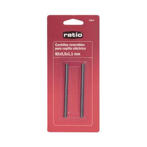 JGO.2 CUCHILLAS REVERS.82X5,5X1,1MM.RATI