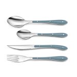 Cubertería de 24 Amefa Bistro Azul