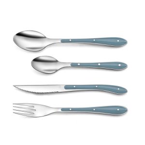 Cubertería de 24 Amefa Bistro Azul