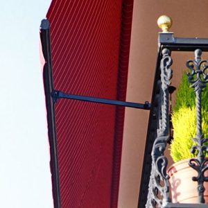 SOPORTE BARANDILLA TOLDO. BLCO. 2 UN.